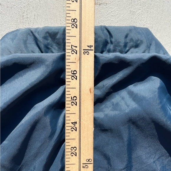 Men's Vintage Windbreaker Navy Blue Newspaper Route M 70s 80s Nylon Classic - Picture 13 of 13